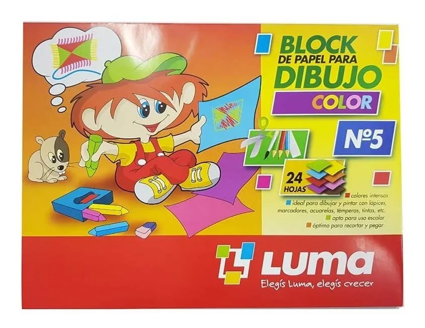 BLOCK DE HOJA N5 NEGRO