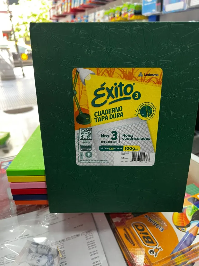 CUADERNO TAPA DURA N3 - EXITO
