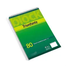 BLOCK A4 TRIUNFANTE (CUADRICULADO)