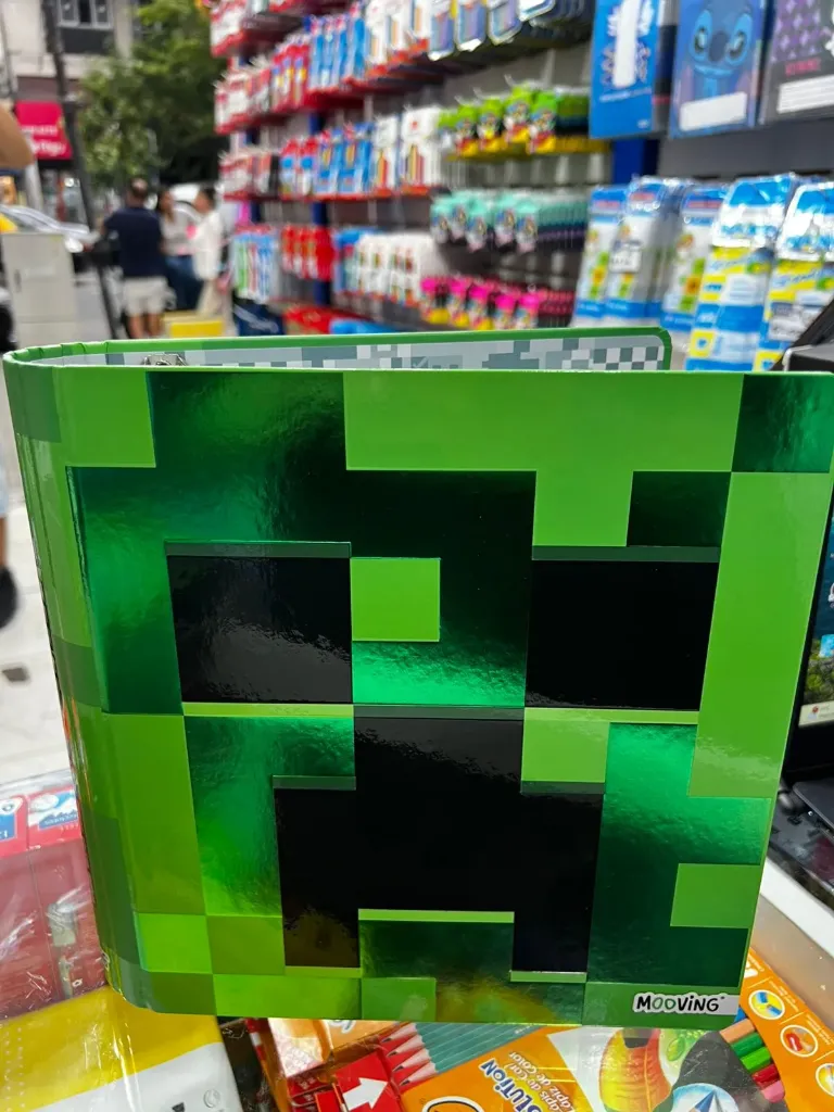 CARPETA 3X40 MOOVING MINECRAFT