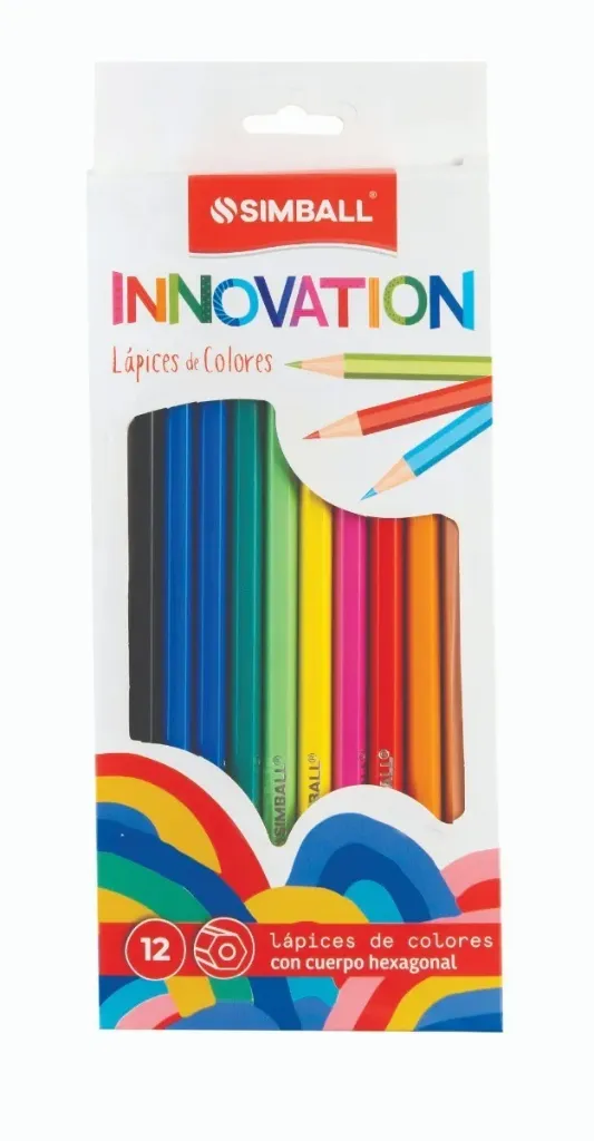 LAPICES DE COLORES X12 - SIMBALL X UNIDAD