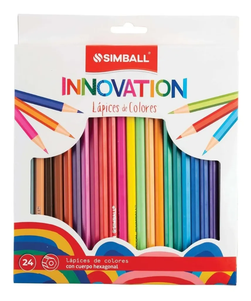 LAPICES DE COLORES X24 - SIMBALL X UNIDAD