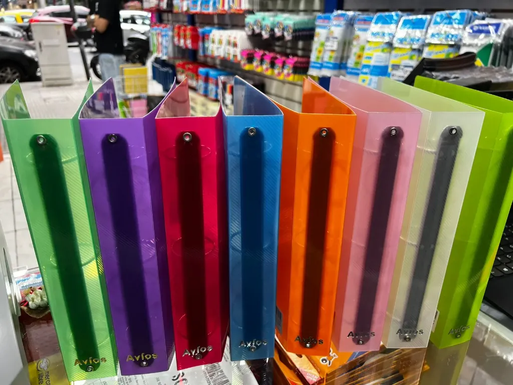 CARPETA DE COLOR 3X40 (Rojo)