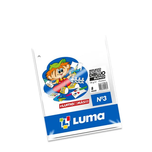 REPUESTO DIBUJO N3 BLANCO